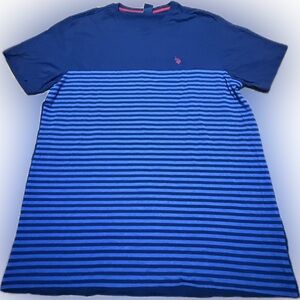 U.S. Polo Assn. Navy and Blue Striped T-Shirt